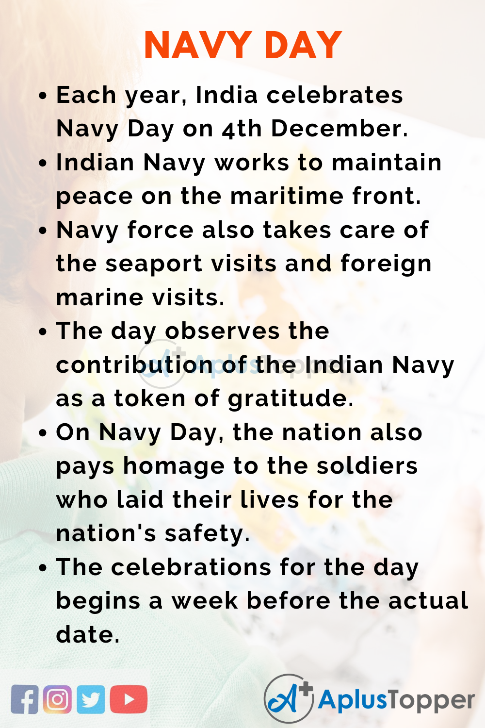 10 Lines On Navy Day for Kids