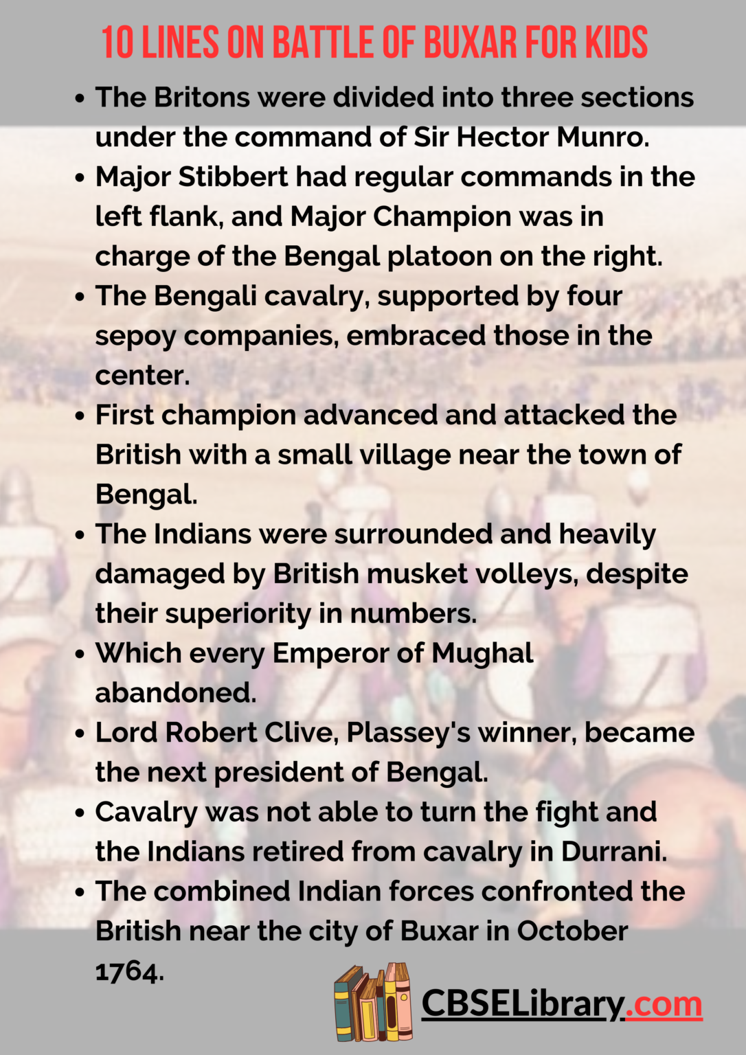 essay on battle of buxar