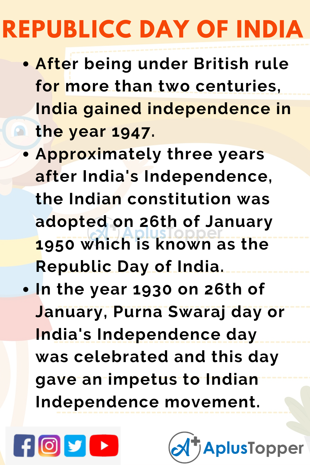 10 lines on republic day in english