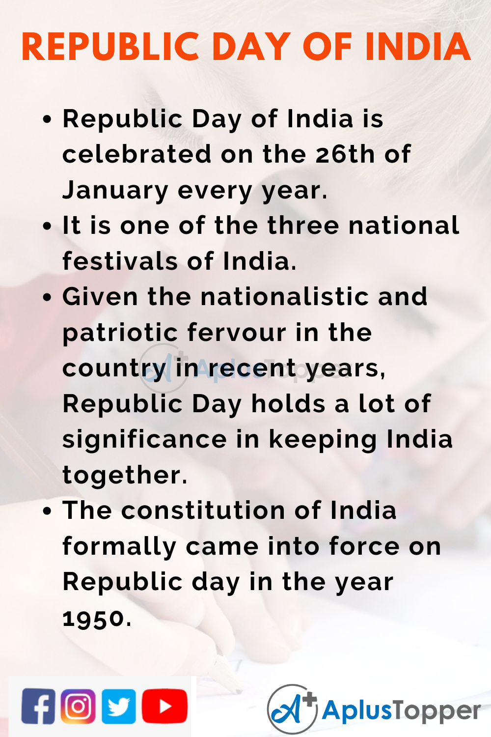 republic day essay in english 10 lines