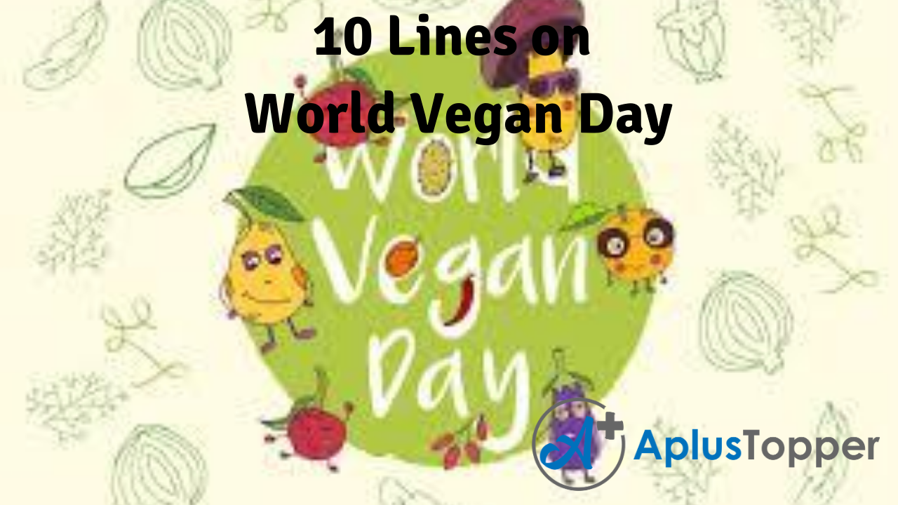 10 Lines on World Vegan Day