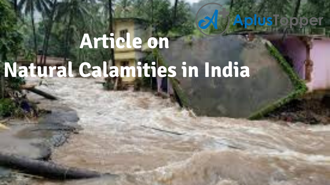 Article on Natural Calamities in India