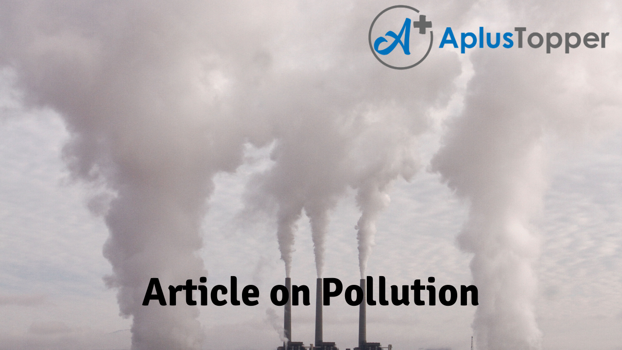Article on Pollution