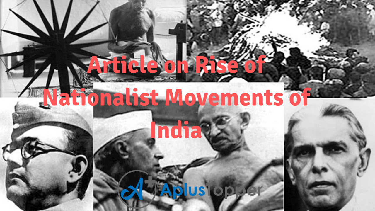 Article on Rise of Nationalist Movements of India
