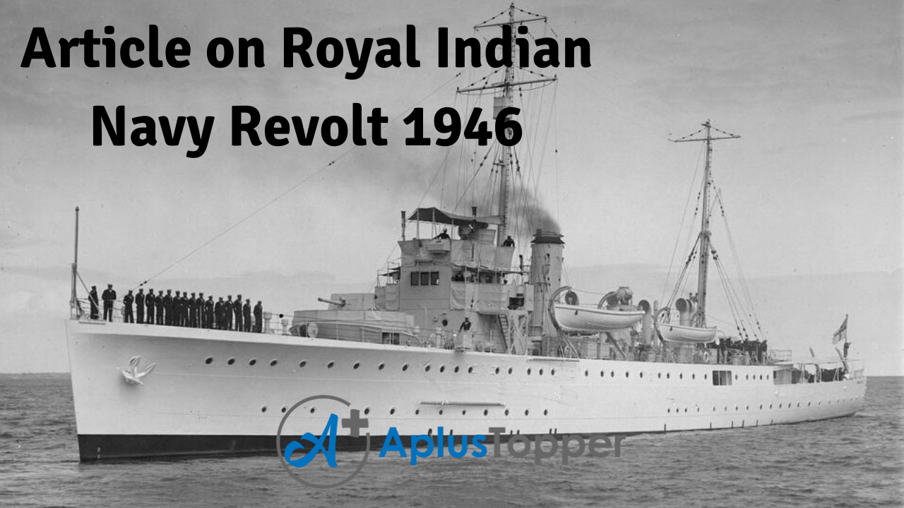 Article on Royal Indian Navy Revolt 1946