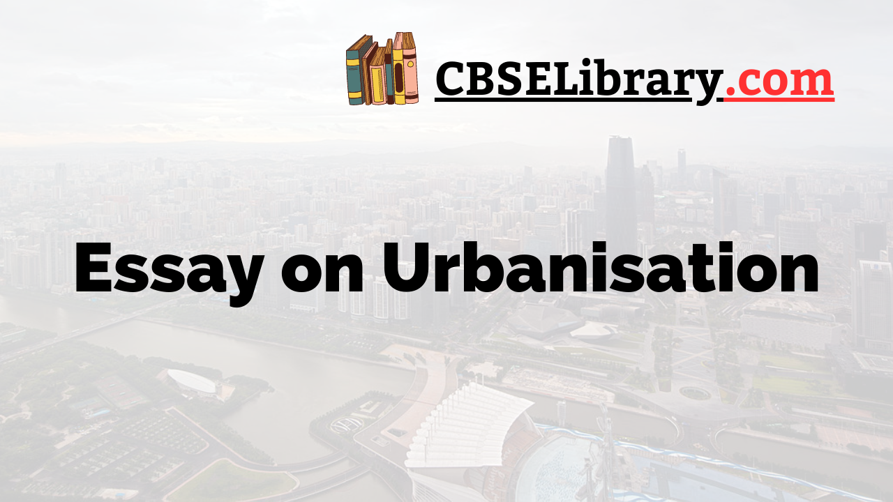 essay questions on urbanisation