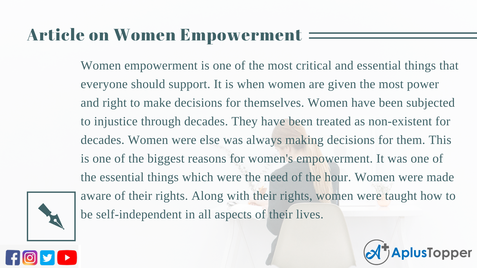 Long Article on Women Empowerment 500 Words