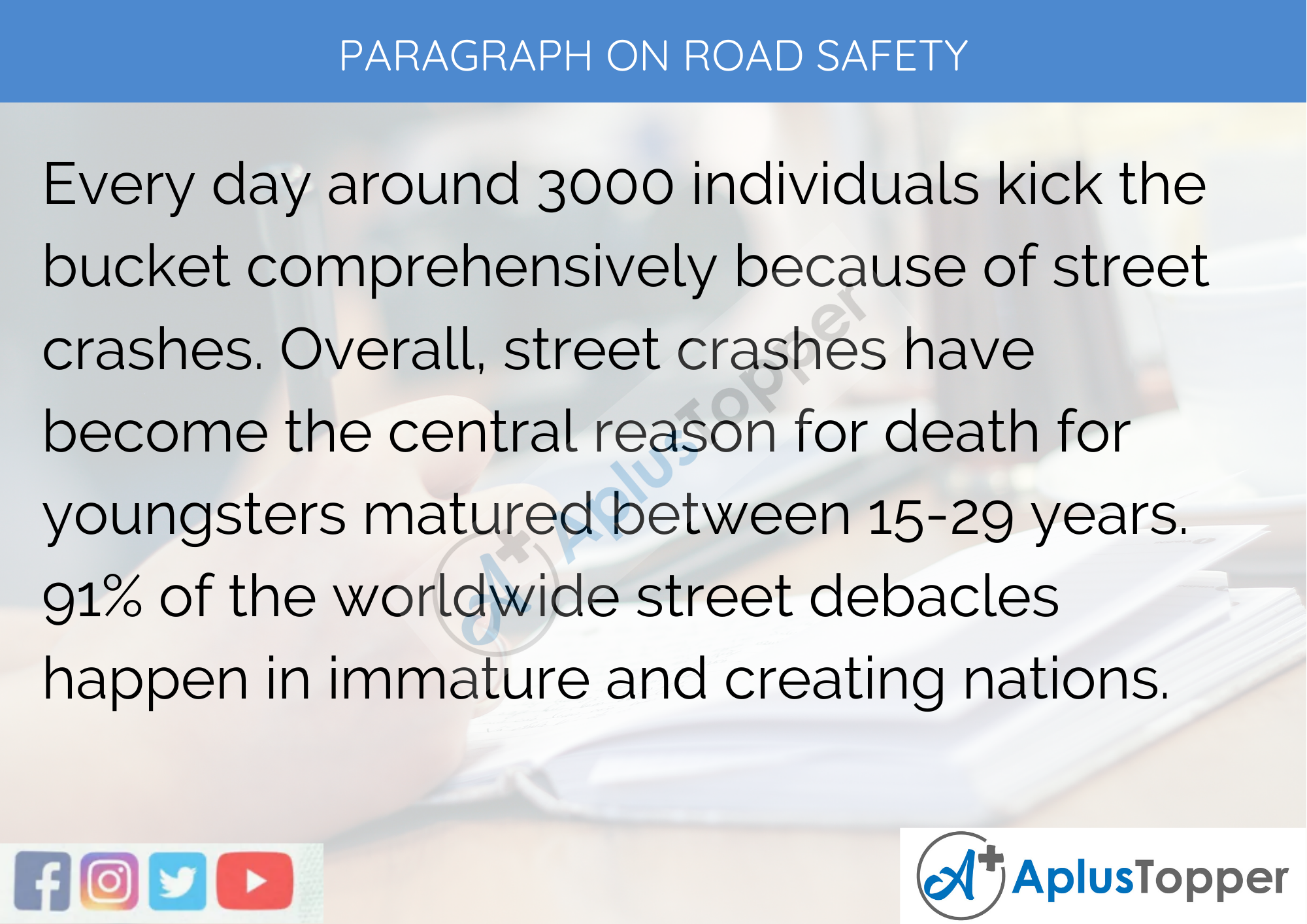 Paragraph On Road Safety - 250 to 300 Words for Classes 9, 10, 11, 12 And Competitive Exams Students