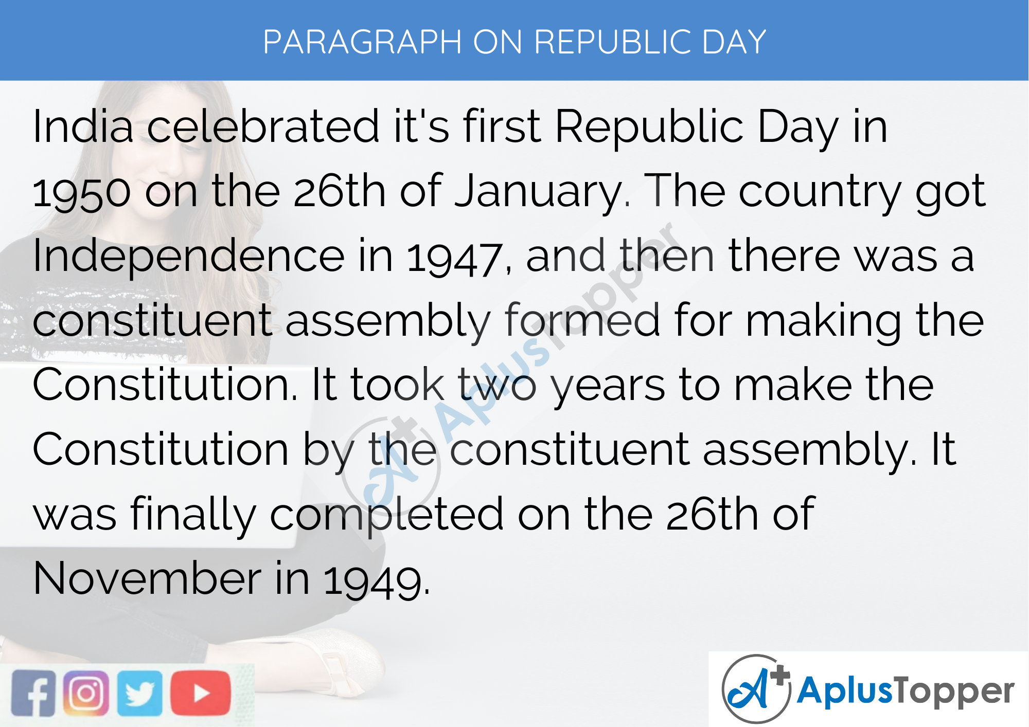 Paragraph on Republic Day - 250 to 300 Words for Classes 9, 10, 11, 12, and Competitive Exam Students