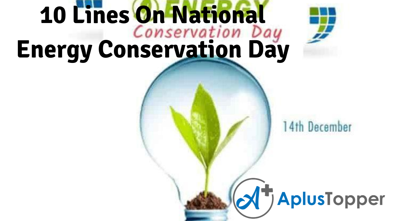 10 Lines On National Energy Conservation Day