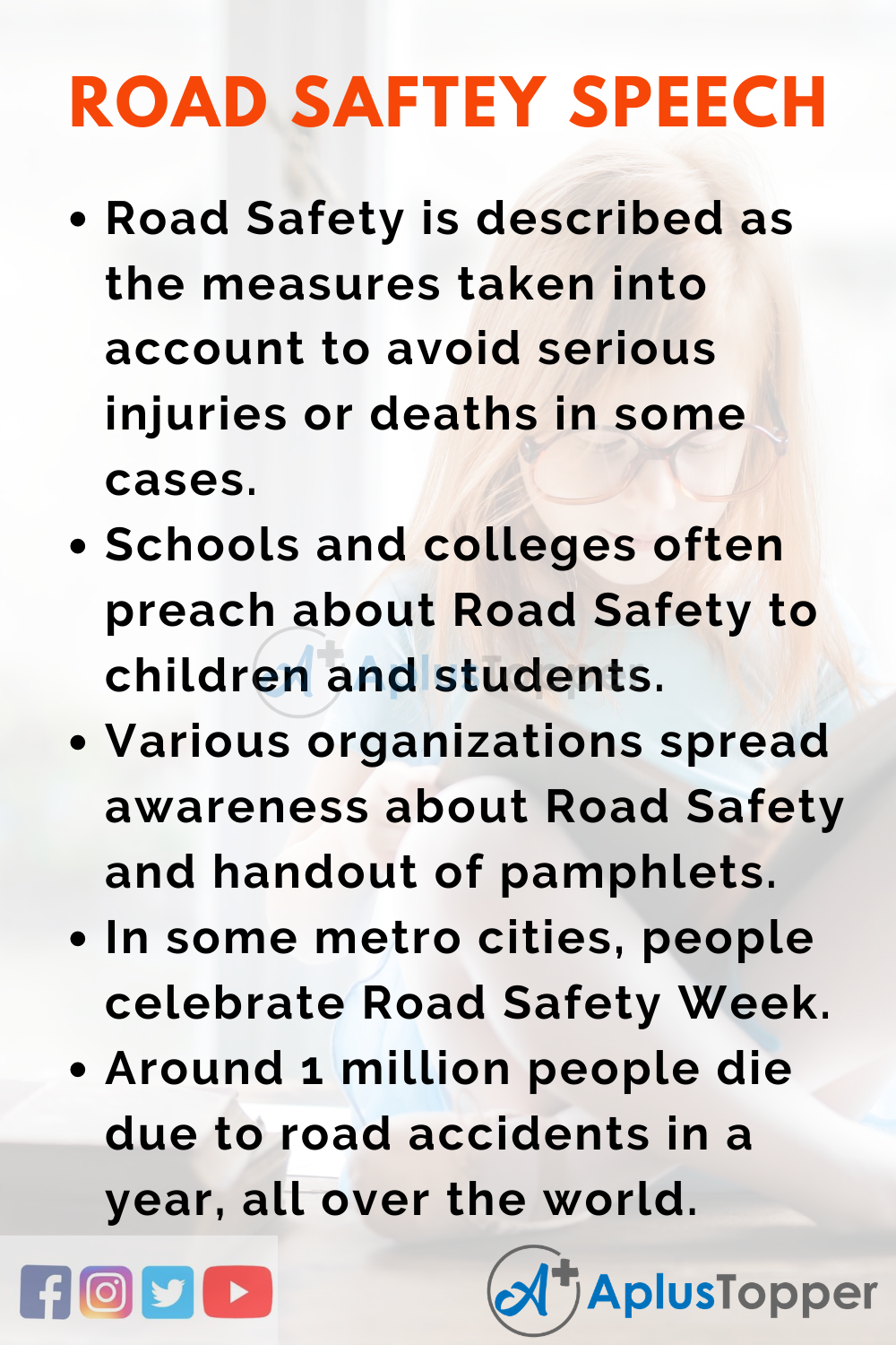10 Lines On Road Safety Speech In English