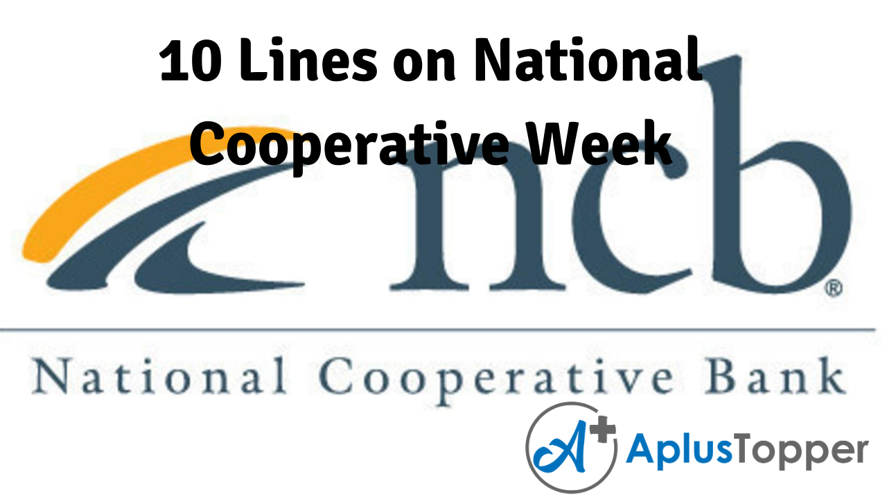 10 Lines on National Cooperative Week