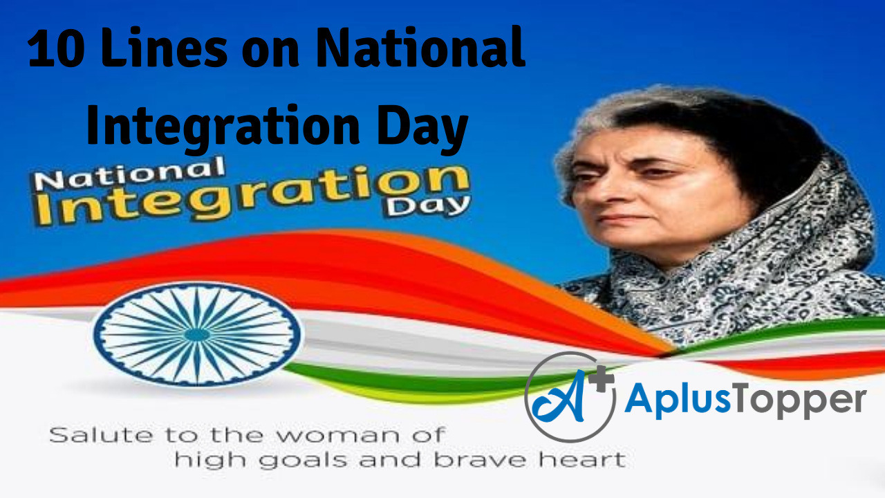 10 Lines on National Integration Day