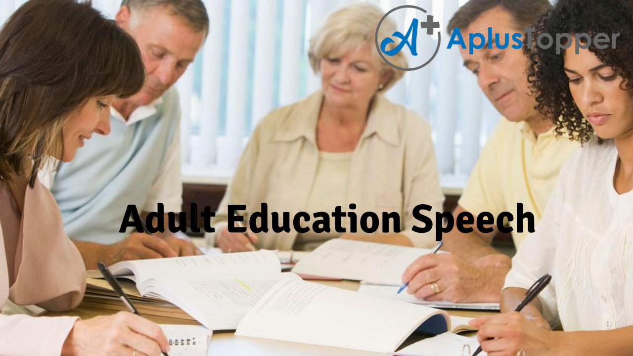 Adult Education Speech