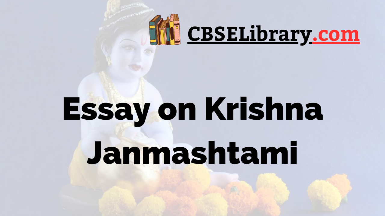 write an essay on krishna janmashtami