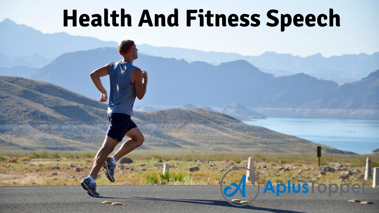 Health And Fitness Speech