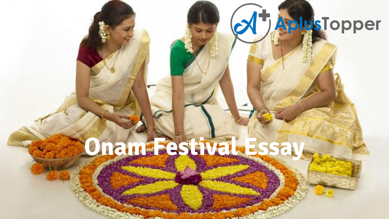 essay on hindi onam festival