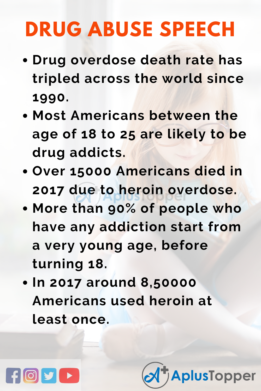 Short Speech On Drug Abuse 150 Words In English