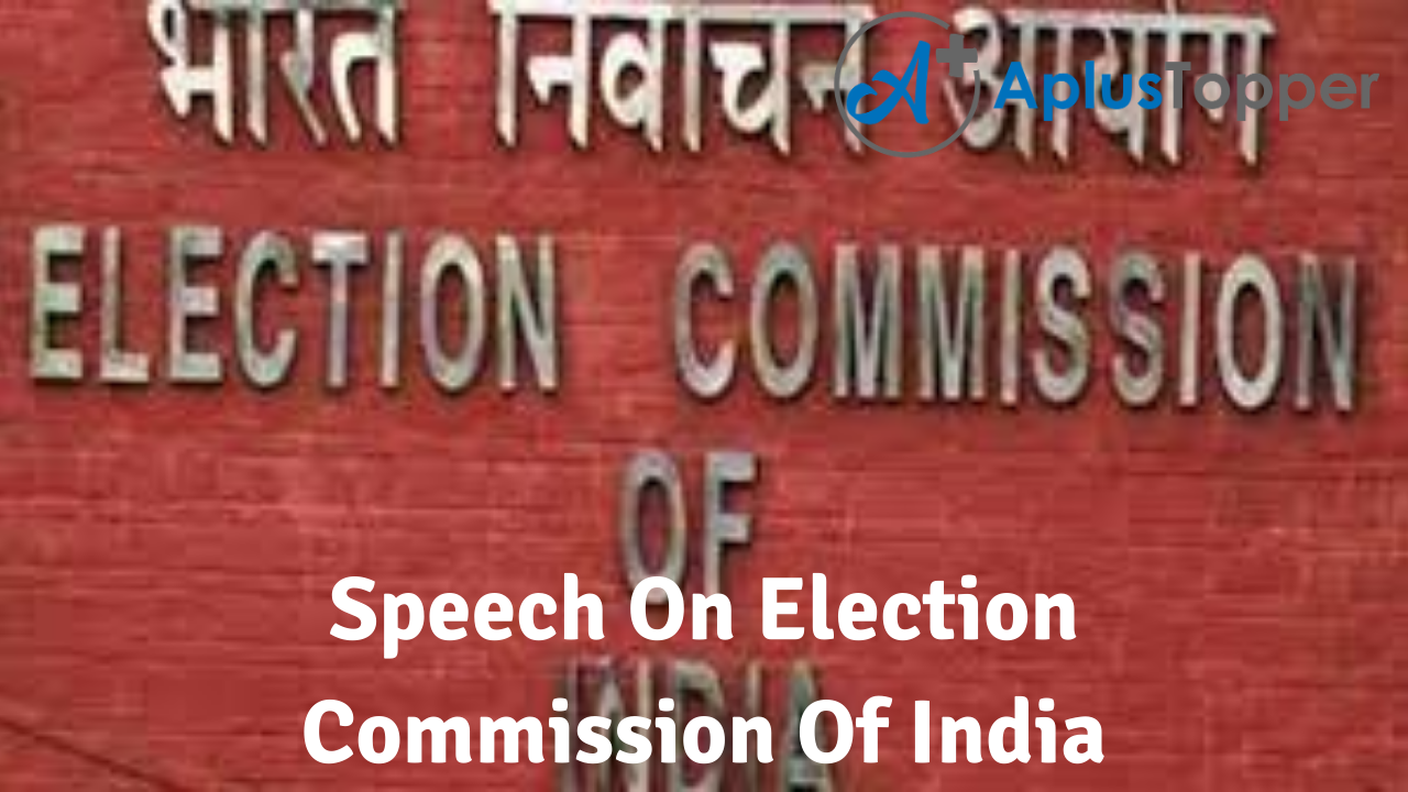 Speech On Election Commission Of India