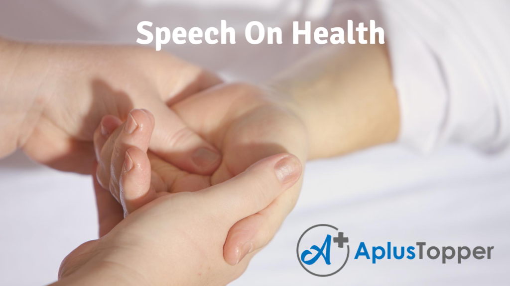 speech on health for 5 min