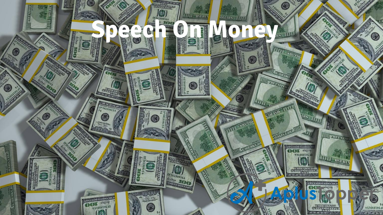 Speech On Money