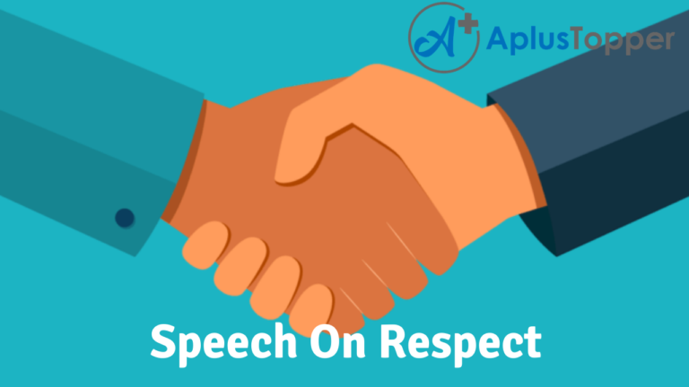 a short speech about respect