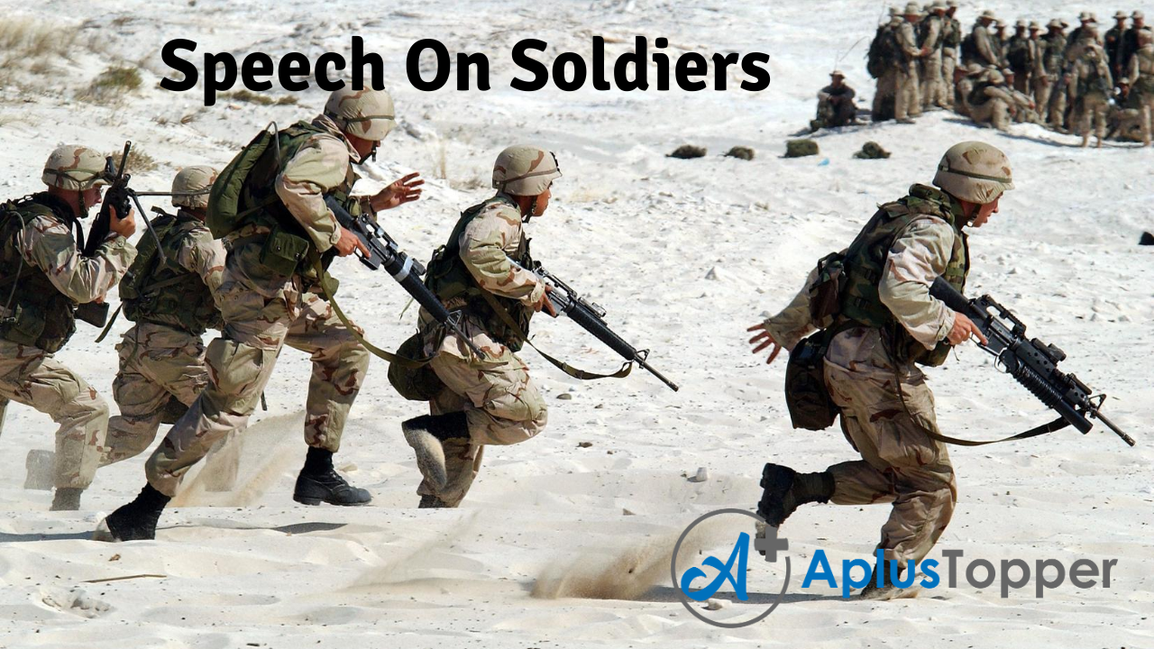 Speech On Soldiers