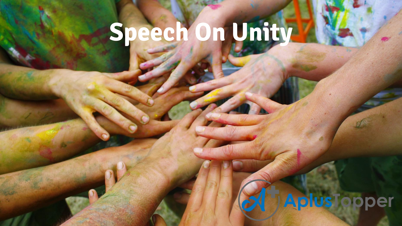 Speech On Unity