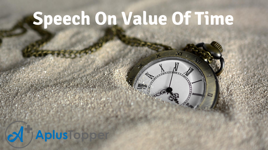 speech writing value of time