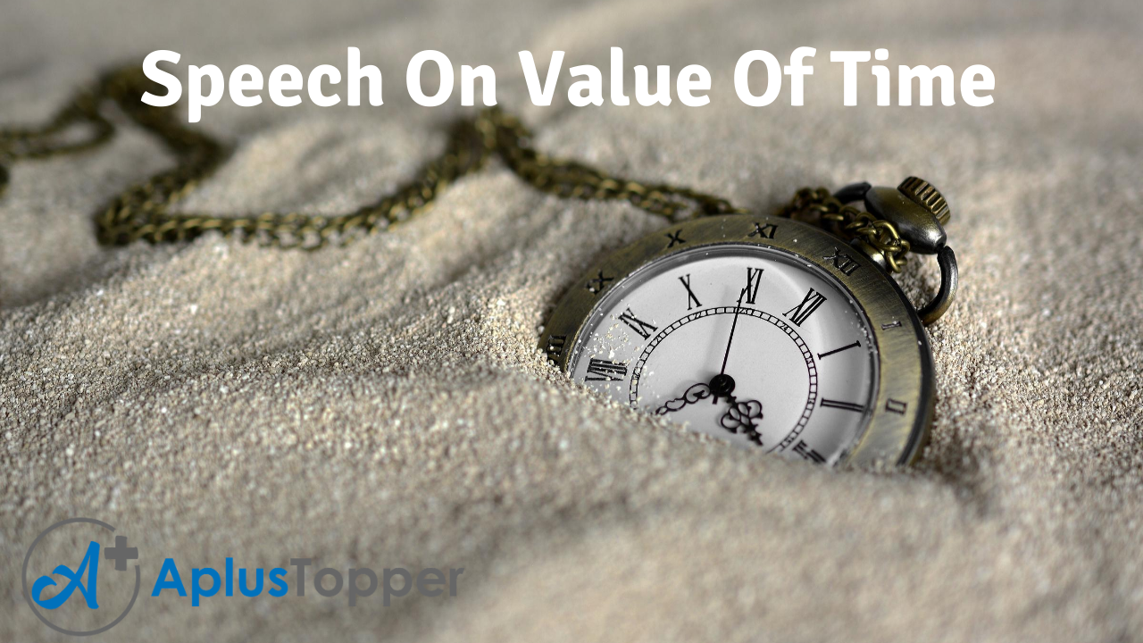 Speech On Value Of Time