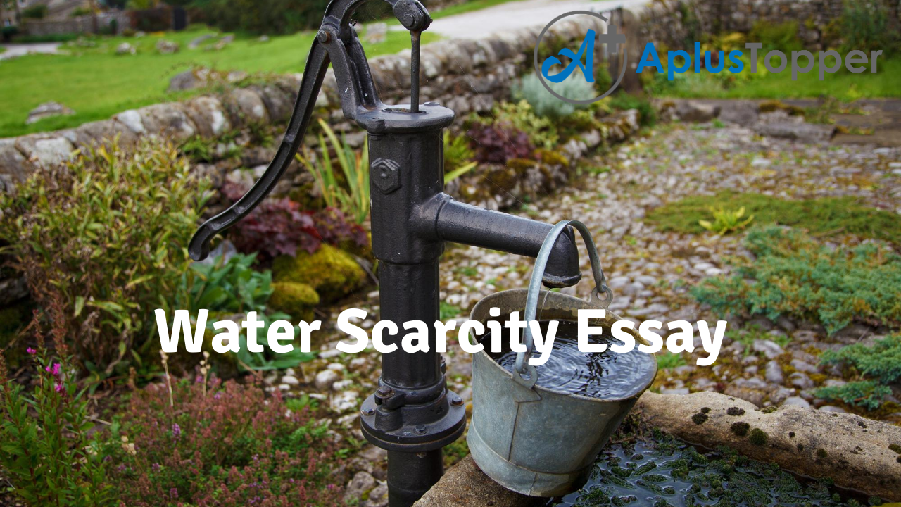 essay about the scarcity of water