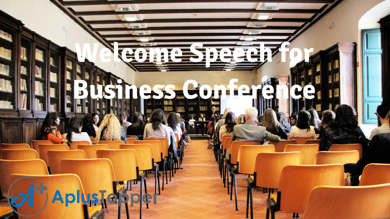 Welcome Speech for Business Conference