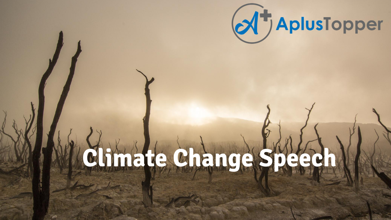 Climate Change Speech