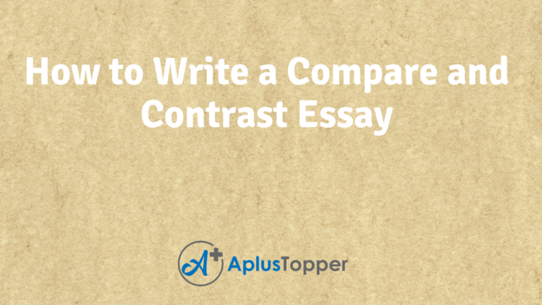 compare and contrast essay about yourself