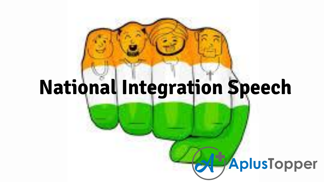 National Integration Speech