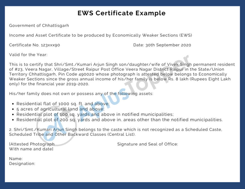 EWS Certificate Application Process Documents Required Format How ews-certificate-application-process-documents-required-format-how