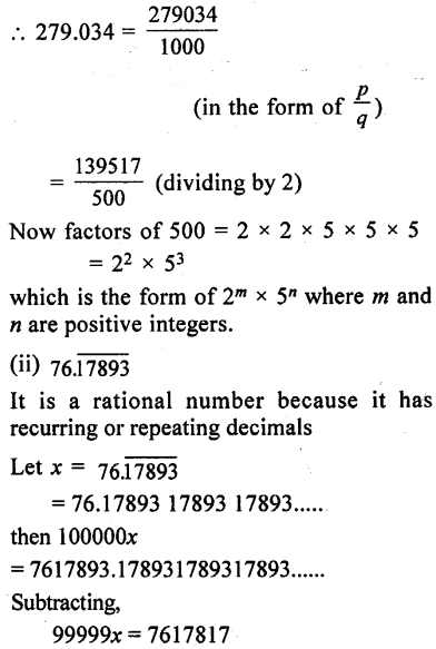 ML Aggarwal Class 9 Solutions for ICSE Maths Chapter 1 Rational and Irrational Numbers Chapter Test img-26