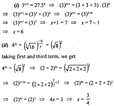 ML Aggarwal Class 9 Solutions for ICSE Maths Chapter 8 Indices Chapter Test img-16