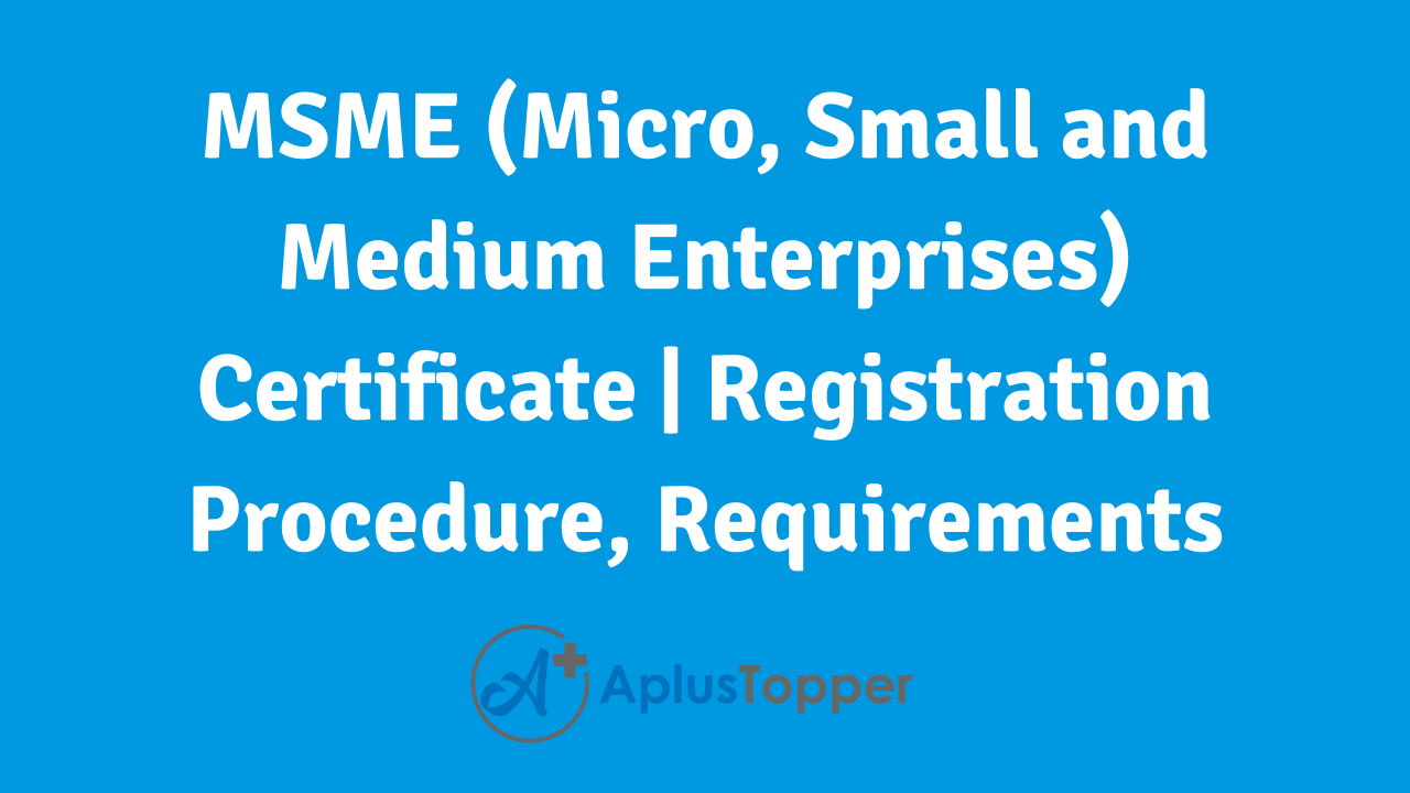 msme-micro-small-and-medium-enterprises-certificate-registration