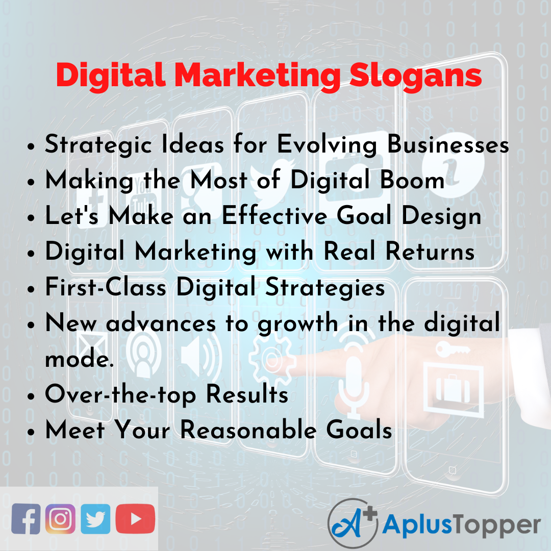 Slogans on Digital Marketing in English