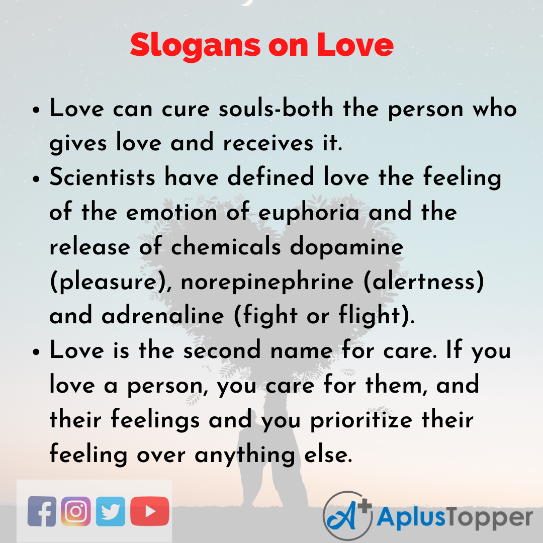 Slogans on Love in English