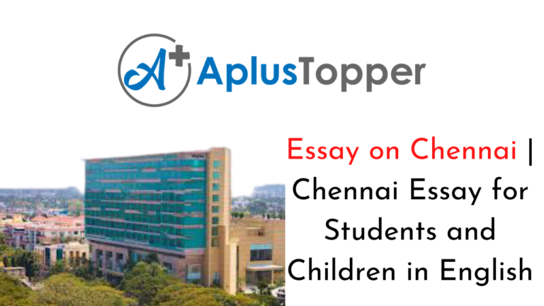 essay about chennai for students in english