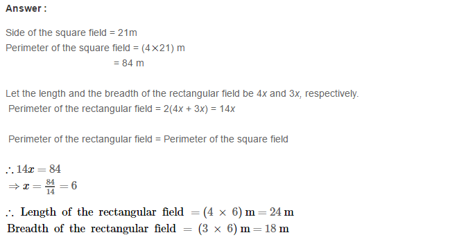 Concepts of Perimeter and Area RS Aggarwal Class 6 Maths Solutions Ex 21A 8.1