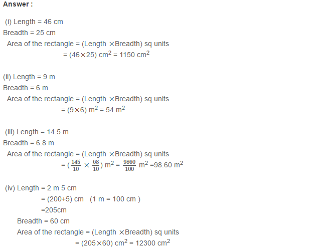 Concepts of Perimeter and Area RS Aggarwal Class 6 Maths Solutions Ex 21D 3.1