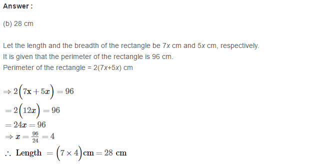 Concepts of Perimeter and Area RS Aggarwal Class 6 Maths Solutions Exercise 21E 1.1