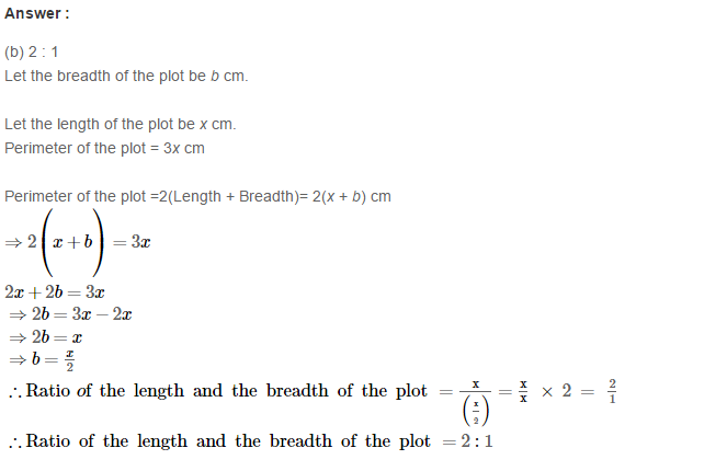 Concepts of Perimeter and Area RS Aggarwal Class 6 Maths Solutions Exercise 21E 7.1