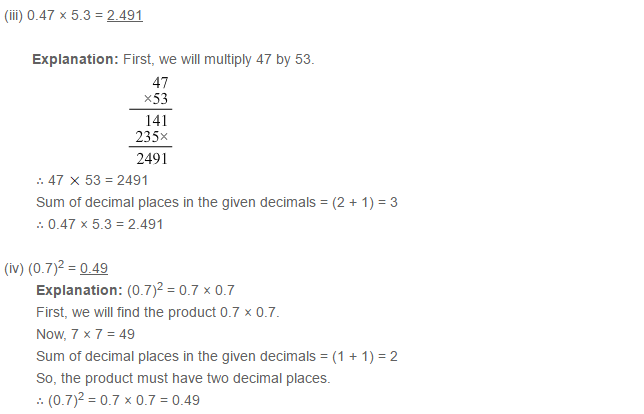 Decimals RS Aggarwal Class 7 Maths Solutions CCE Test Paper 17.2