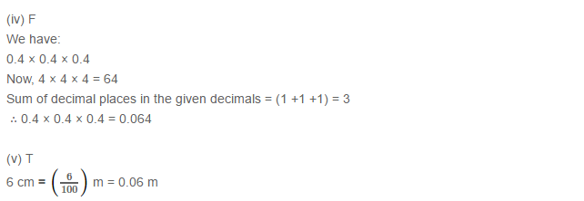 Decimals RS Aggarwal Class 7 Maths Solutions CCE Test Paper 18.2