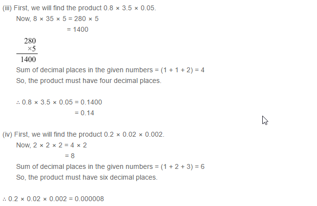 Decimals RS Aggarwal Class 7 Maths Solutions Exercise 3C 6.3