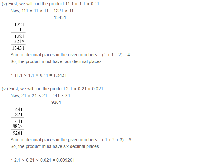 Decimals RS Aggarwal Class 7 Maths Solutions Exercise 3C 6.4